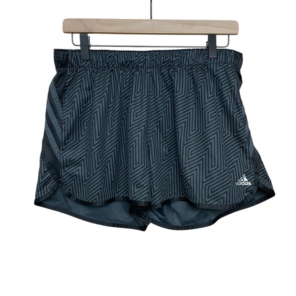Adidas Gray Geometric Climalite Shorts